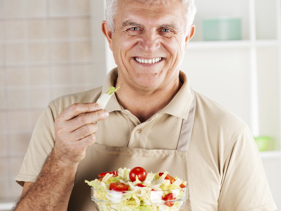 Gemüsesalat gegen Prostatitis
