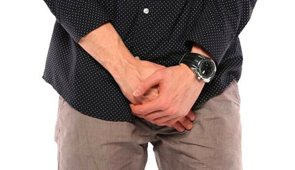 Schmerzen in der Leistengegend bei Prostatitis